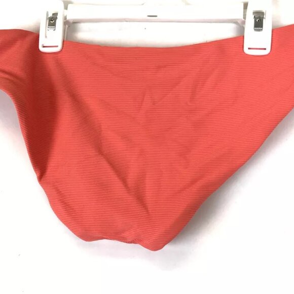 Becca Womens Hipster Bikini Bottom Coral Size Medium - Picture 2 of 3